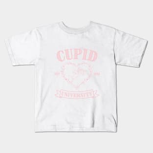 Cupid University T-Shirt, Cute Valentine's Day Shirt, Cute College Sweatshirt Classic T-Shirt, Pink Kids T-Shirt